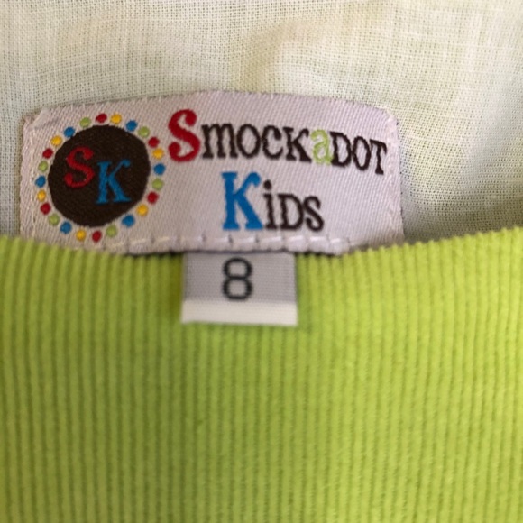 Smockadot Girl’s 2 Piece Lime Green Outfit - Sz 8 - Picture 13 of 13